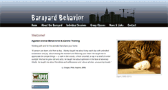 Desktop Screenshot of barnyardbehavior.com